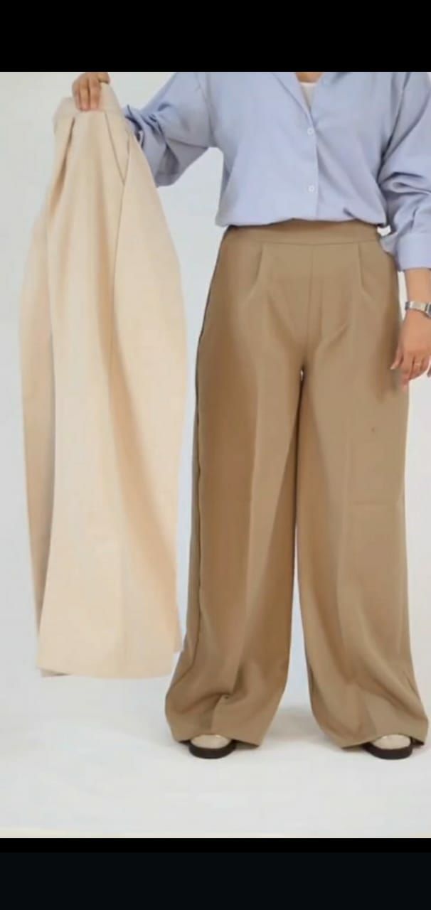 شلوار کرپ مازاراتی نیم بگ